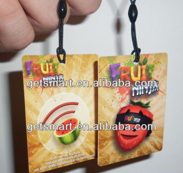 2015 Newest Product! Paper RFID NFC Hang Tag for Show or Party Pass Ticketing