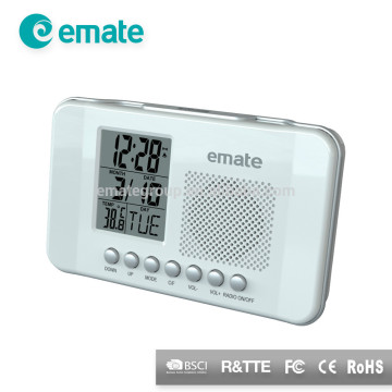 Eazy Operate Snooze alarm digital clock,Calendar Temperature