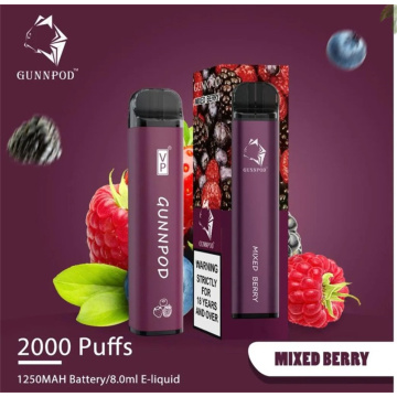 GUNNPOD 2000 Puffs Disposable Vape Pen |Wholesale