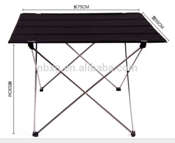 LIGHT ALUMINUM FOLDING CAMPING TABLE