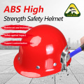 Capacete de segurança de capacete de material de fibra de vidro vermelho