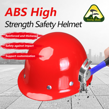 Capacete de segurança de capacete de material de fibra de vidro vermelho