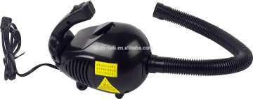 Black electrical vacuum bag pump