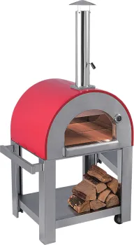 Freestanding Outdoor Wood Charcoal Fired Pizza Oven