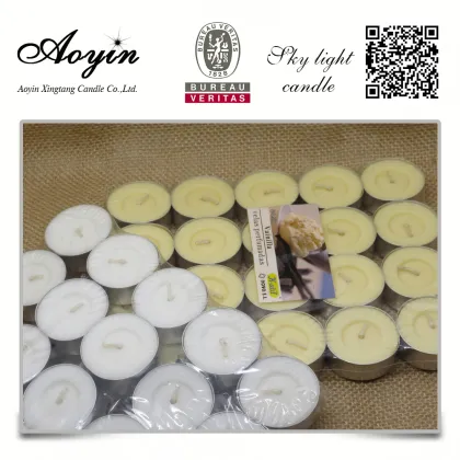 Yellow Tea Lights Candle Hot Sale