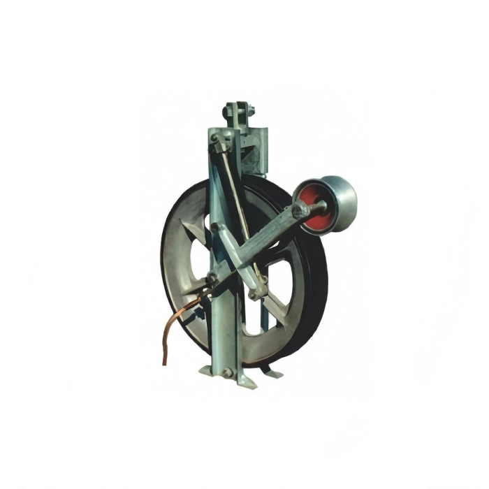 接地輪付きプーリーの敷設