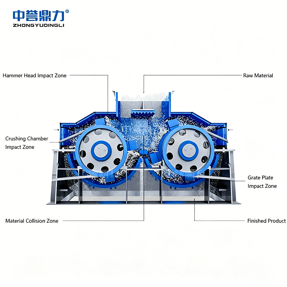 double rotor sand making machine