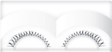 Black Synthetic Lower False Eyelashes , Natural Looking Fake Eyelashes