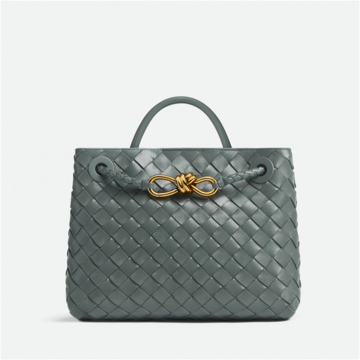 Elegante borsa in tonalità di grigio-verde