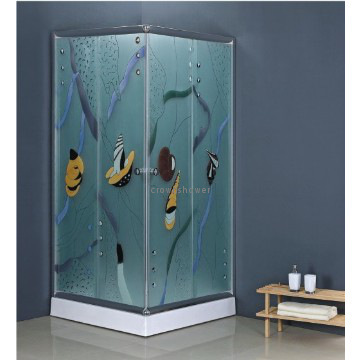 New chromatic bathroom shower room sliding shower enclosure