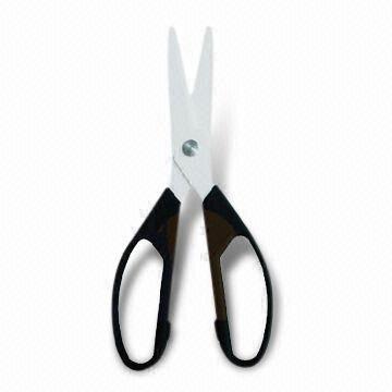 Ceramic Scissors with ABS Handle and Hollow Ground Blade