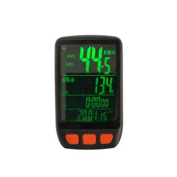 Komputer Basikal Tanpa Kalis Air: 2,8 inci Speedometer Skrin Besar Odometer Stopwatch untuk Berbasikal