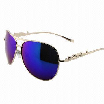 2014 fashionable unisex sports sunglasses, pilot metal frame, various designs and colors available