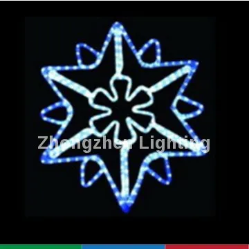 LED snowflake motif decoration light