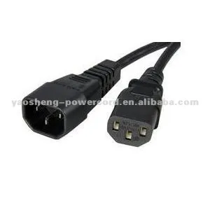 UL/VDE approval c13 c14 connector power cord