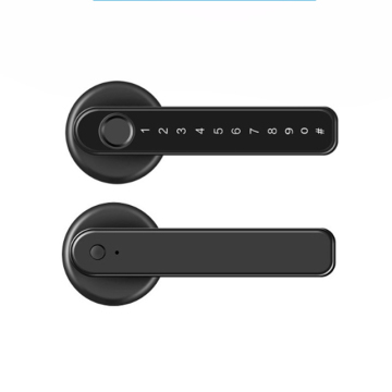 Lock de porta de 3 em 1 inteligente: entrada sem chave com Bluetooth, impressão digital e construção de ligas de zinco para casa, hotel e escritório