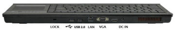 All In One Keyboard Computer / Pc With Intel Atomd2500 1.86ghz  Touch Pad Dvd Rw Hdmi