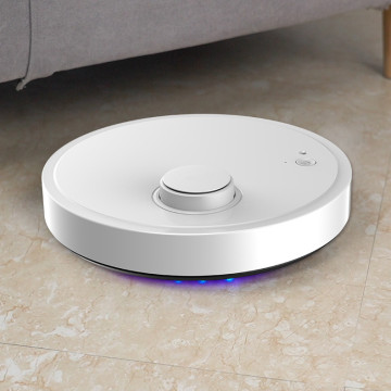 Slimme robotachtige stofzuiger met natte dweilen, app -besturing en automatische functionaliteit