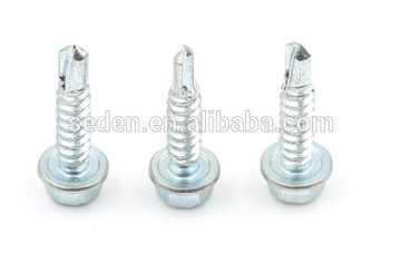 hot sale in 2014 hex washer head self drilling screw
