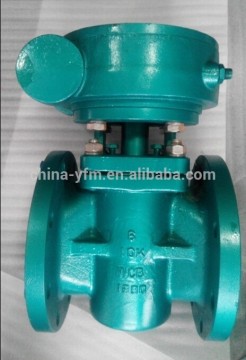 JIS10K Flange type lined PTFE sleeve Plug Valve