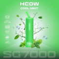 100% d&#39;origine HCOW SG7000 Puffs 16 ml Vape jetable