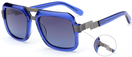 C2 Acetate Sunglasses Transparent Blue
