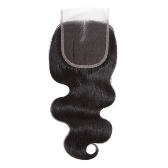 Wholesale Body Wave  4x4 lace closure, hd human hair lace closure