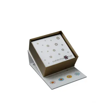 Luxury Custom Logo Gold Magnetic Collapsible Cosmetic Box