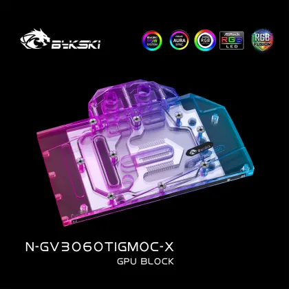 Bykski GPU Block for GIGABYTE RTX 3060/3060Ti GAMING Eagle OC 8G VGA Water Cooler