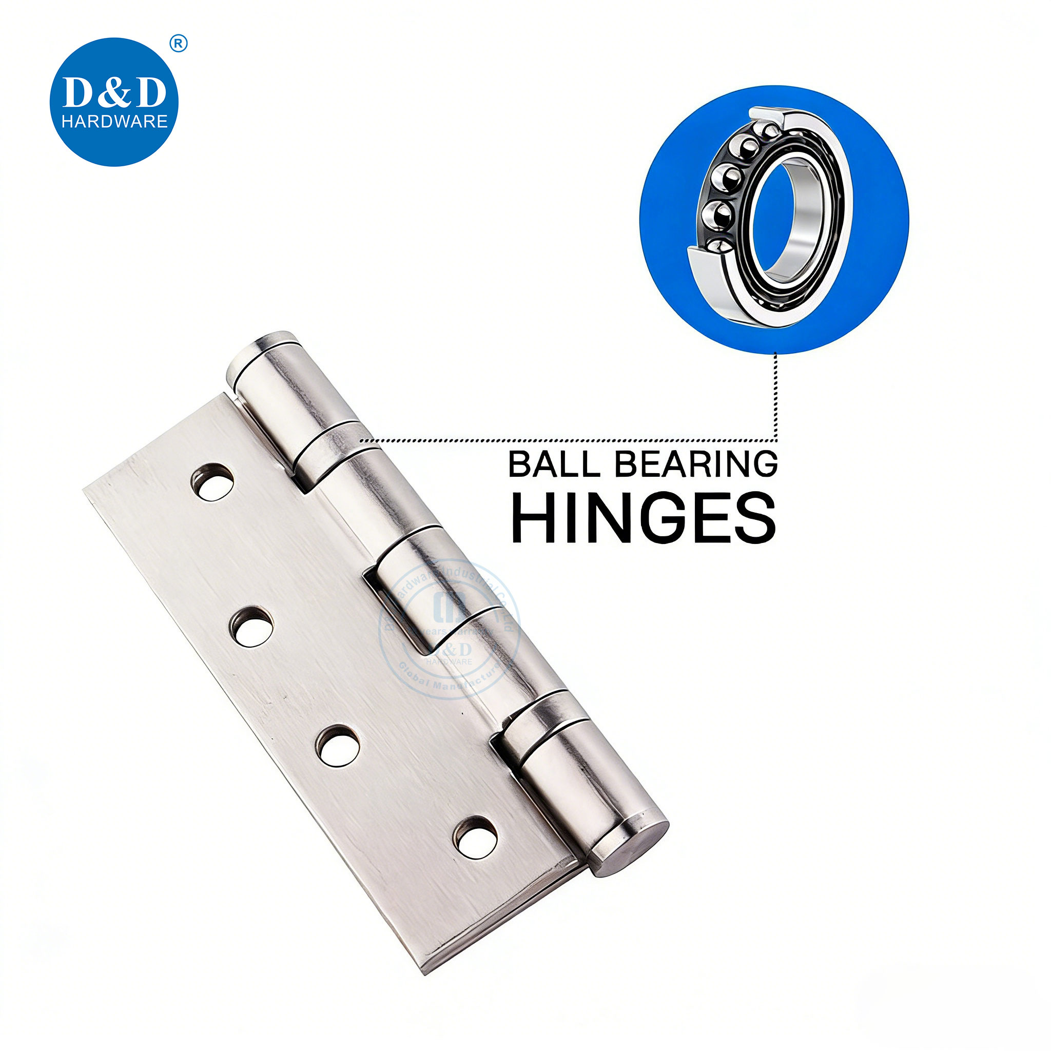Feature-ball-bearing-hinge