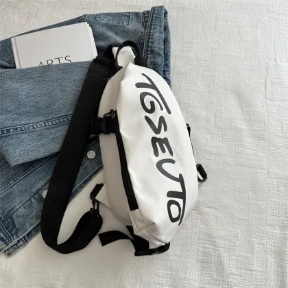Multifunctional Student Chest Bag - Unisex Crossbody Diagonal Shoulder Bag