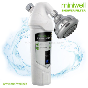Universal Shower Filter and 3 Setting Shower Head, chrome finished