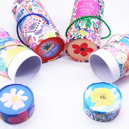 Hand Held Rope Design Packaging Tube Daily Necessities