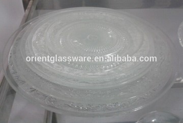 cheap wholesale clear glass plate