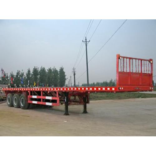 32.5Tons flat Plate transportasi Semi Trailer