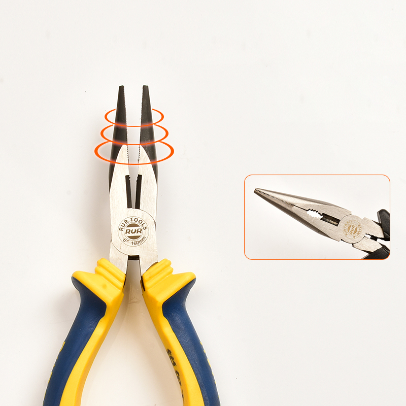 Professional Electrician Tool Industrial Grade Pliers Fishing Pincers CR-V Long Nose Plier