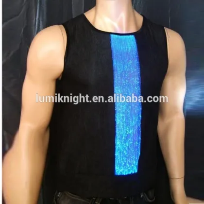 LED clothing for night club / party/ sports wear luminous clothing