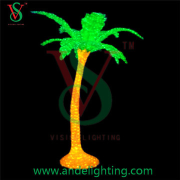 Green color LED Palm Tree Light Outdoor Coconut Palm tree LED light