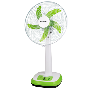 Emergency Rechargeable AC/DC Table Fan with LED Light