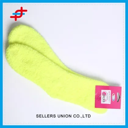 Warm Knitted Microfiber Fabric Socks For Kids Footwear