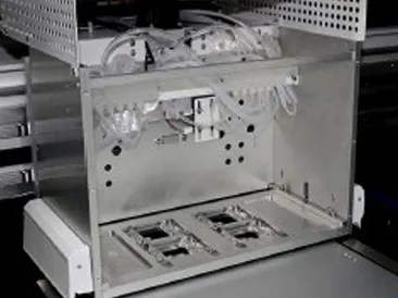 Digital Printing Devices for Hardcover Book Components and Binding Apparatus