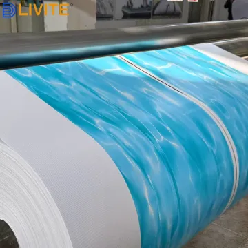 Irregular Water Ripples PVC Waterproof Pool Liner