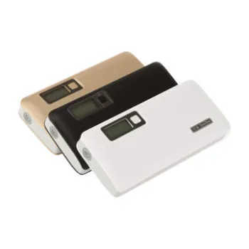 Power banks with 13,000mAh power bank, A-grade LiPo battery and LCD display