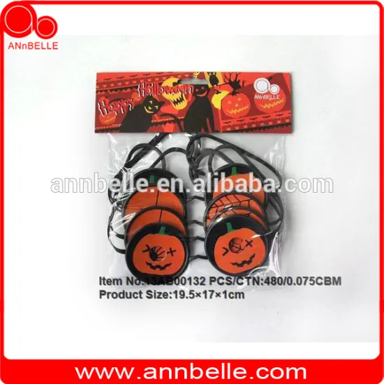 ANnBELLE 4 pcs 2 designs assorted Halloween props glasses