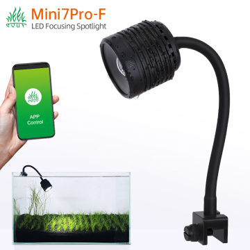 Smart Aquarium Light - Week Aqua Mini7Pro COB LED 2700K 4000K 6500K Spotlight for Fish Tank