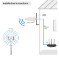 600 ~ 2700 MHz Repetidor Celular Celular Signal Booster