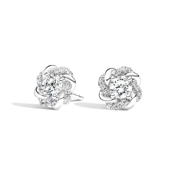 1.5Ct 14k WG Lab Grant Diamond Halo လုံး