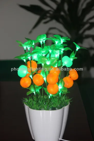 home decor flowers with led light