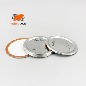 Couvercles de pots Mason en métal de type fendu pour la mise en conserve