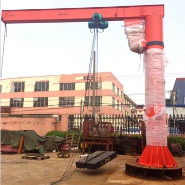 Jib crane with electric hoist 10 ton
